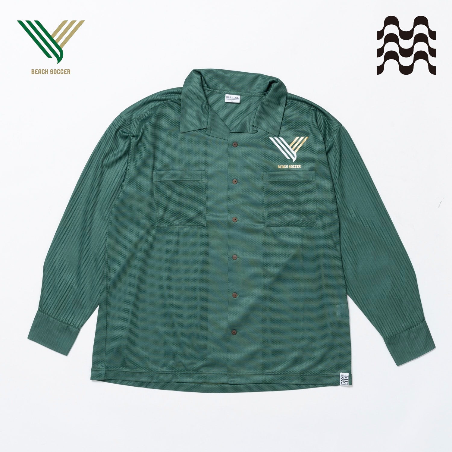 MESH OPEN COLLER SHIRT 26s (TOKYO VERDY BS)