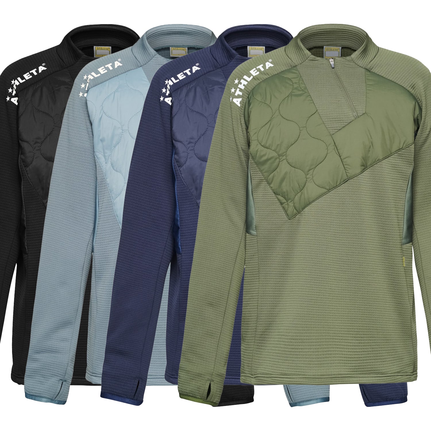 グリッド起毛パディングTRシャツ