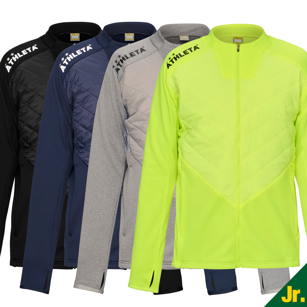 Jr グリッド起毛パディングTRジャケット25f