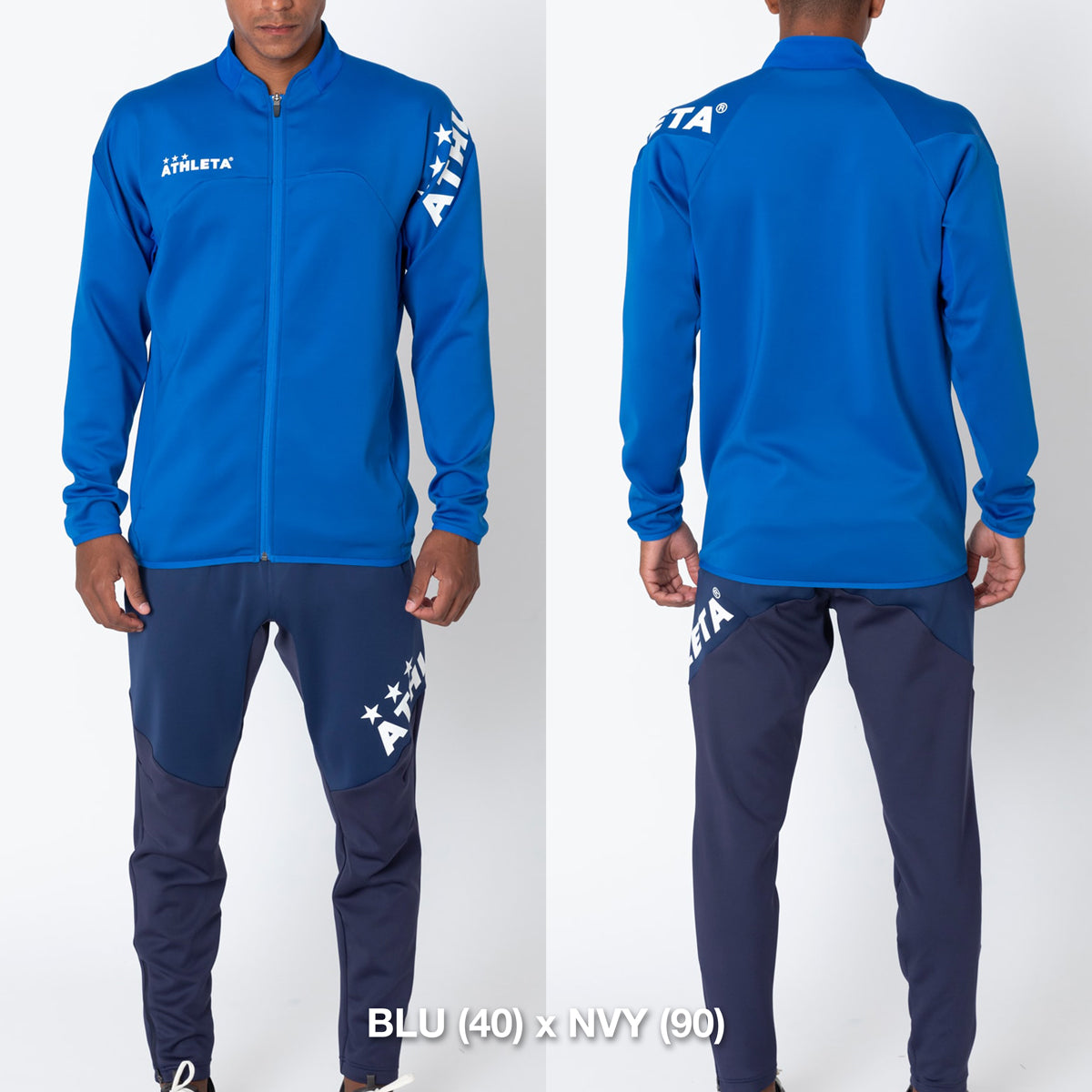 【QuickSeries】チーム対応ジャージジャケット ジャージロングパンツ 上下セット(パンツ:NAVY)
