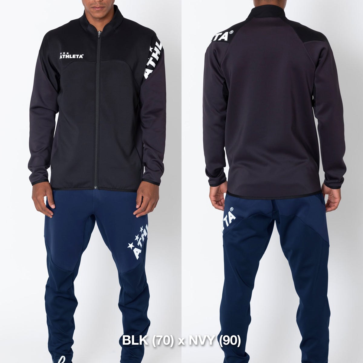 【QuickSeries】チーム対応ジャージジャケット ジャージロングパンツ 上下セット(パンツ:NAVY)
