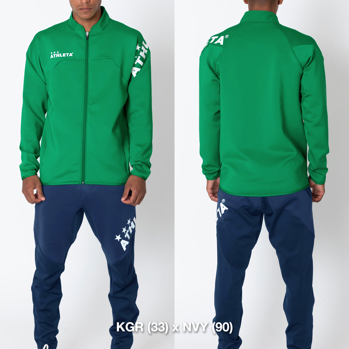 【QuickSeries】チーム対応ジャージジャケット ジャージロングパンツ 上下セット(パンツ:NAVY)