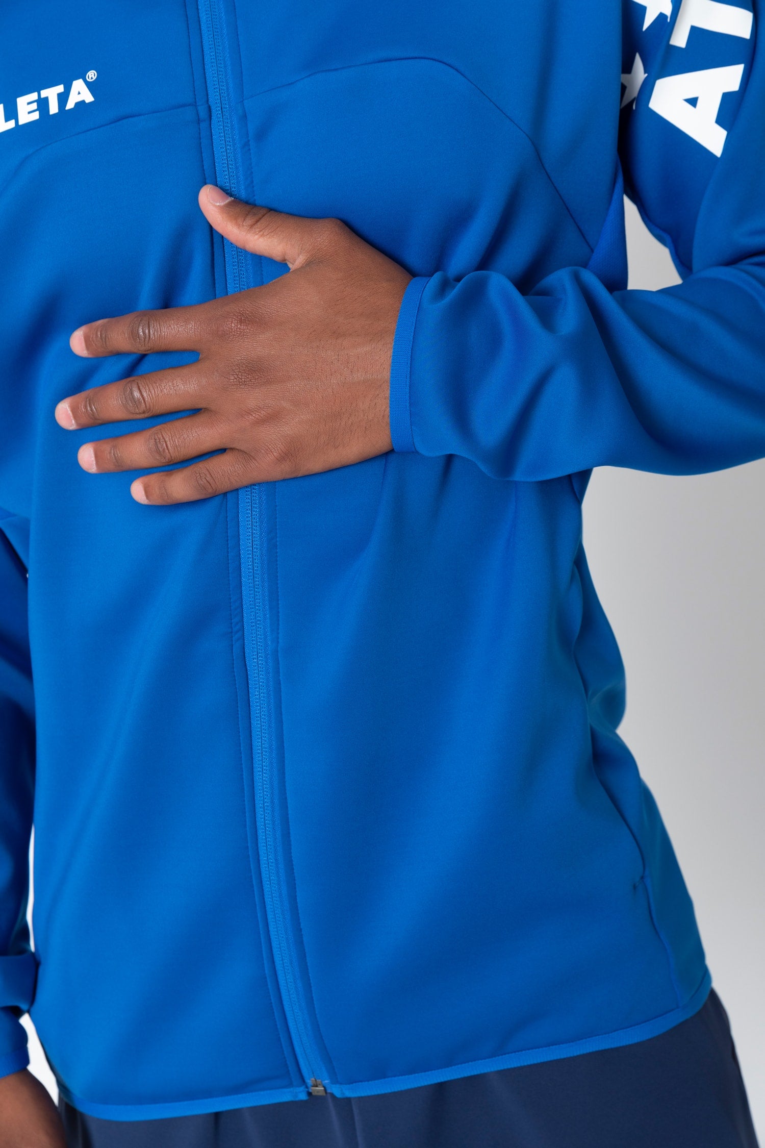 【QuickSeries】チーム対応ジャージジャケット (Jr) ジャージハーフパンツ(Jr) 上下セット(パンツ:NAVY)