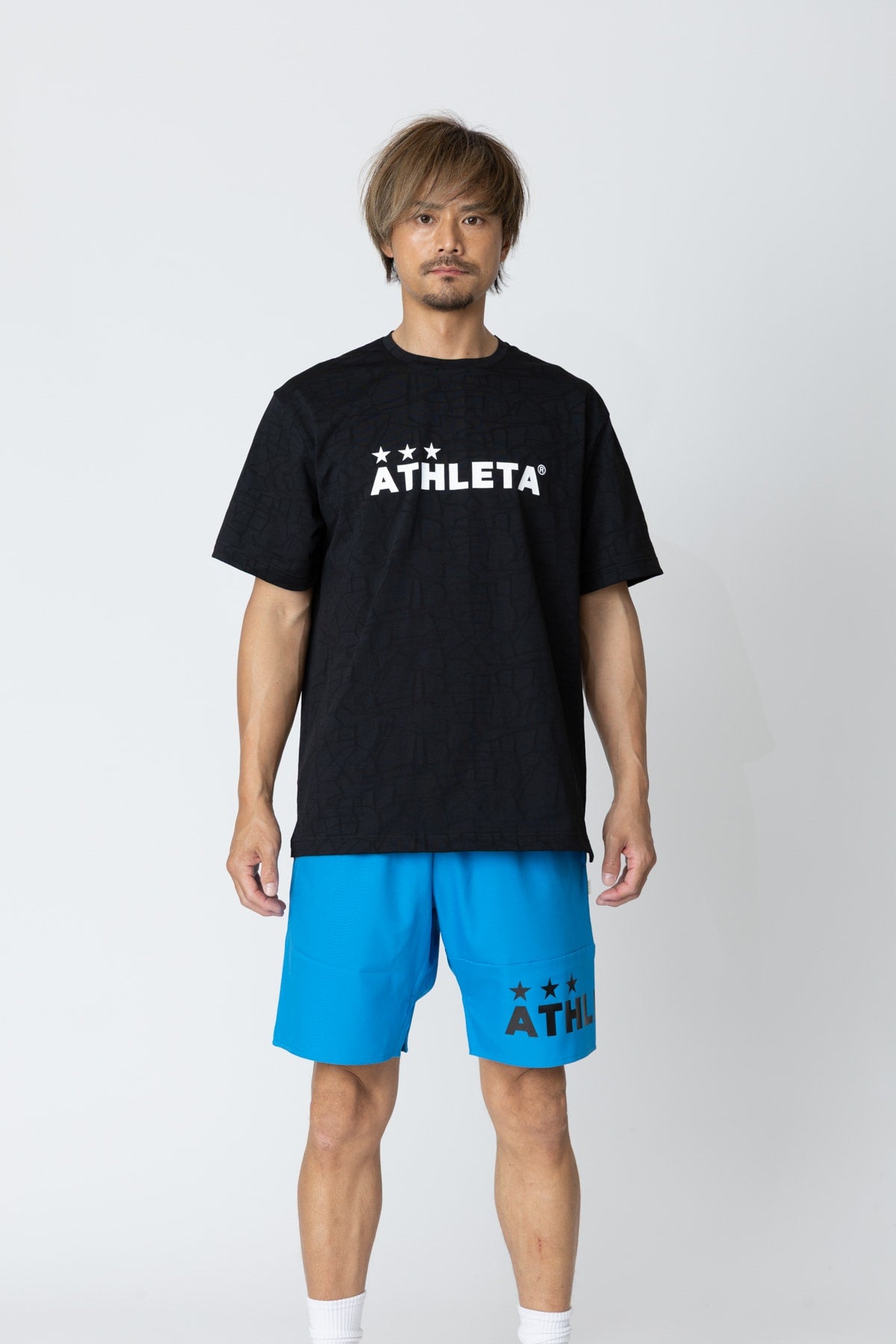 ジャガードメッシュプラTシャツ 26s