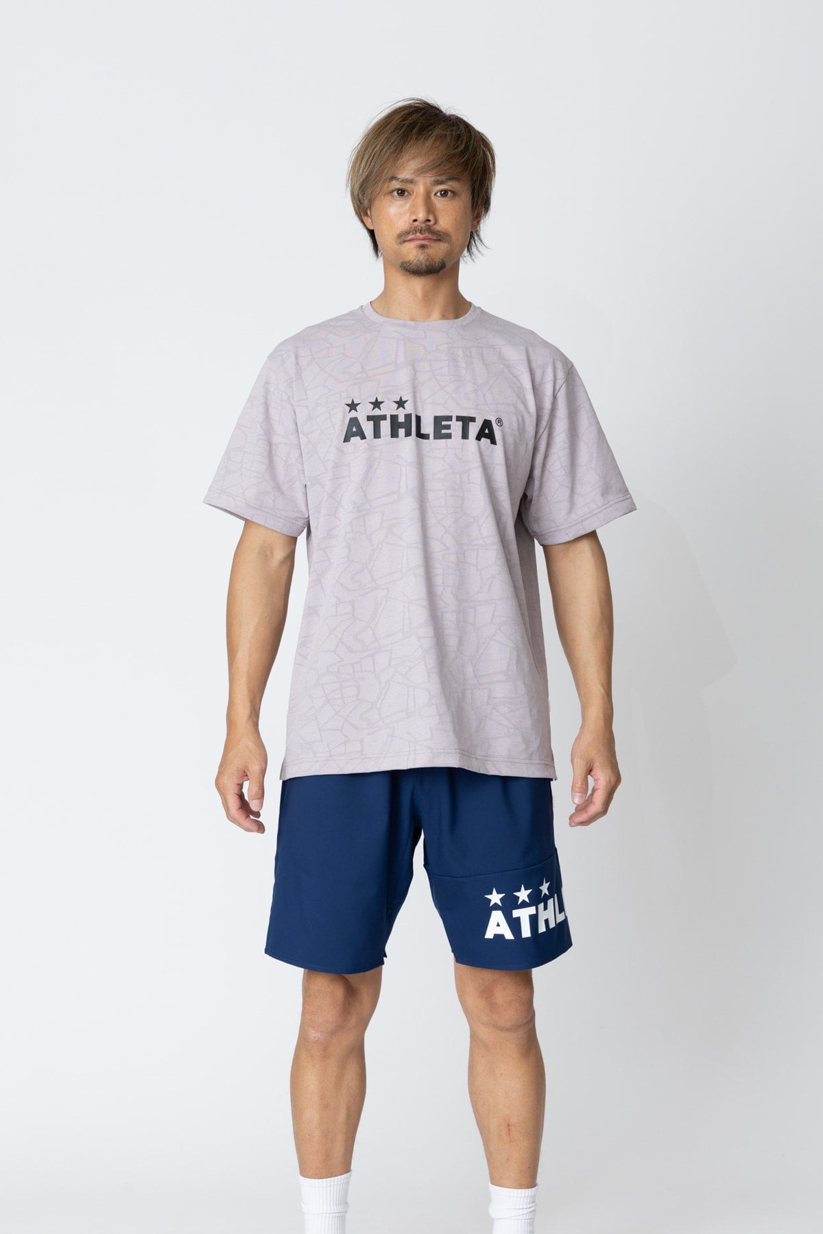 ジャガードメッシュプラTシャツ 26s