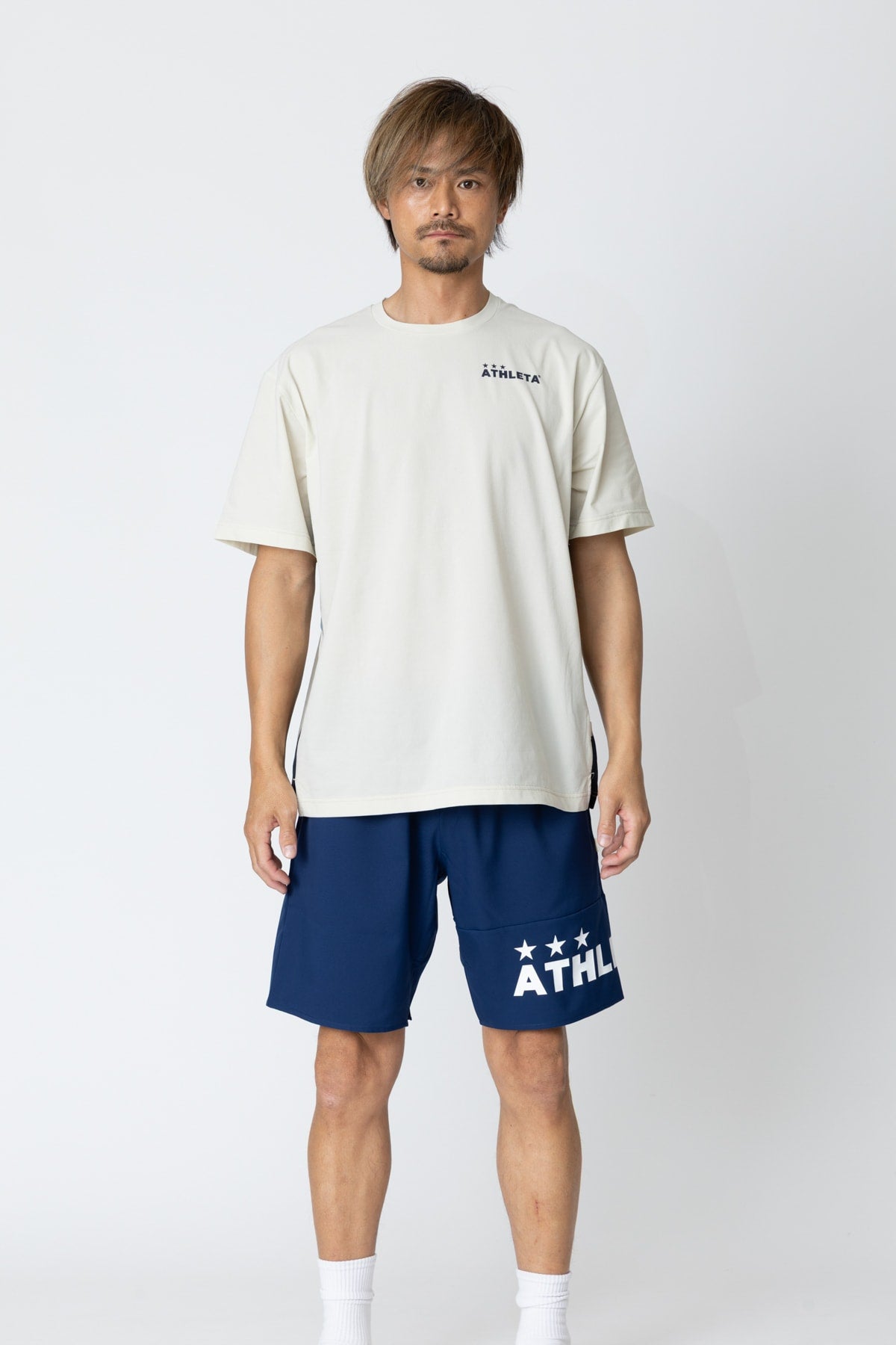 ドライフェザーカラーブロックプラシャツ26s