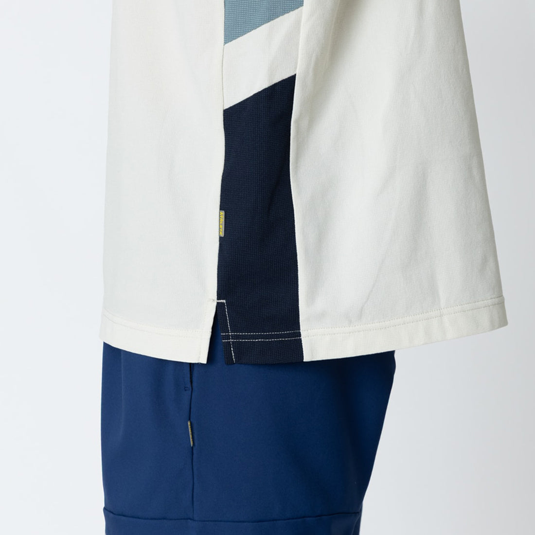 ドライフェザーカラーブロックプラシャツ26s