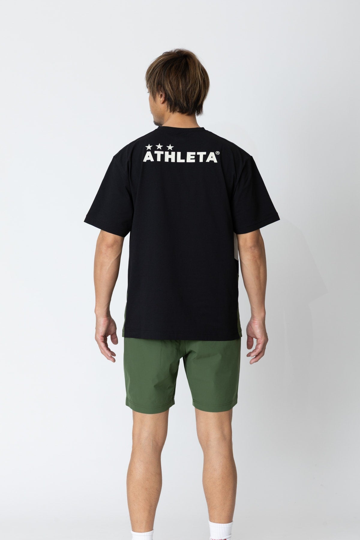 ドライフェザーカラーブロックプラシャツ26s