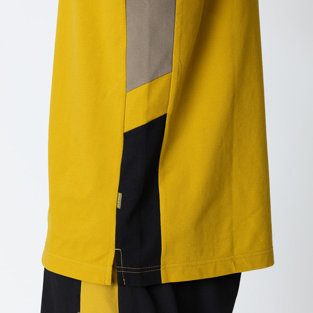 ドライフェザーカラーブロックプラシャツ (Jr.) 26s