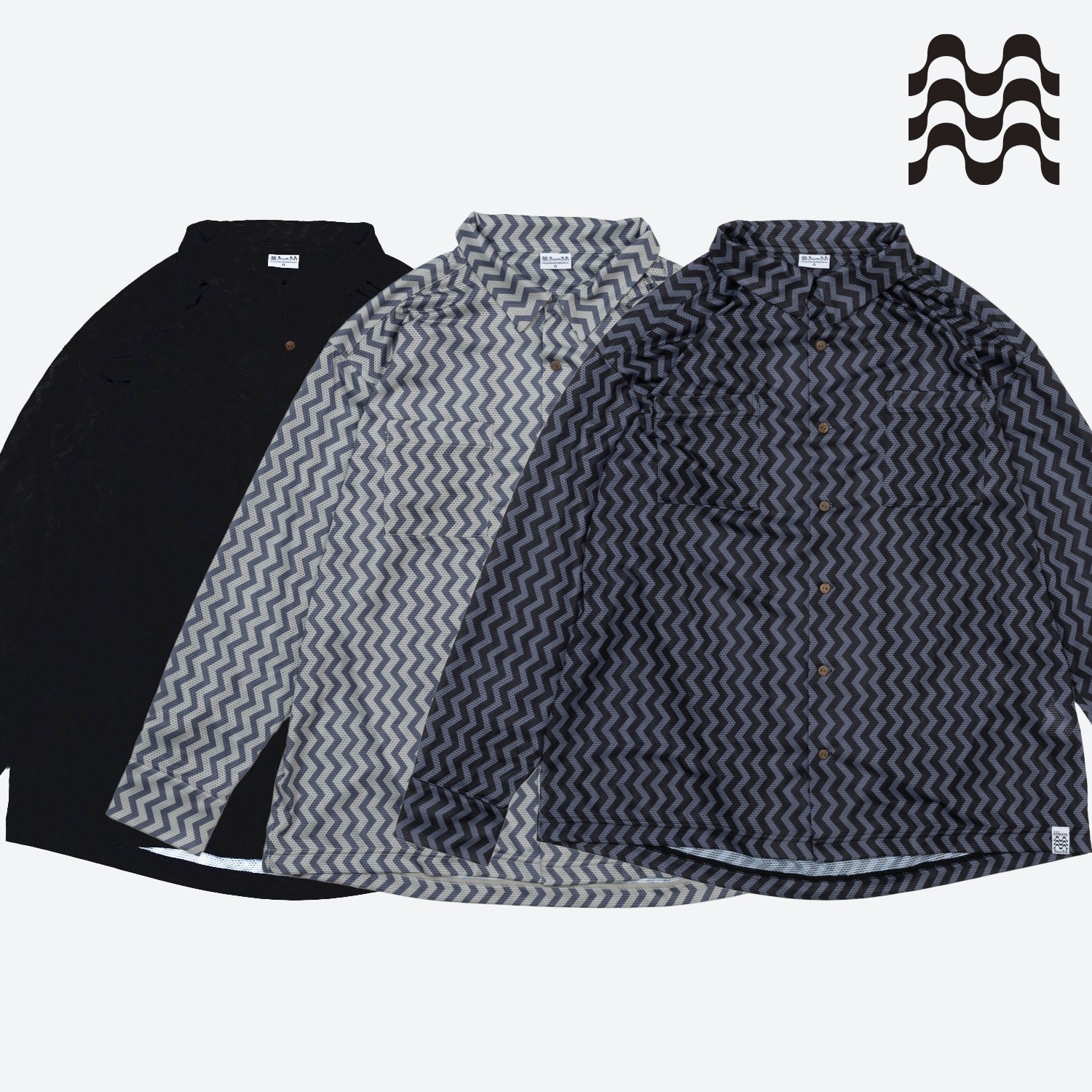 MESH OPEN COLLER SHIRT 26s