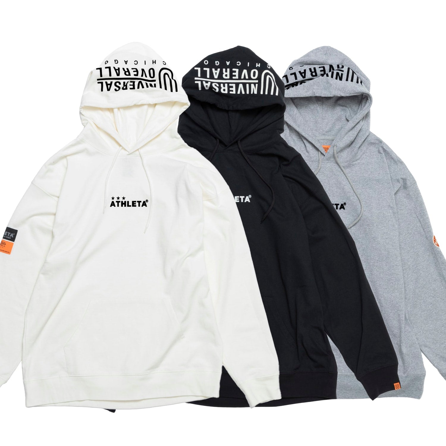 UNIVERSAL OVERALLxATHLETA – TBCブラジルコットンフーディー