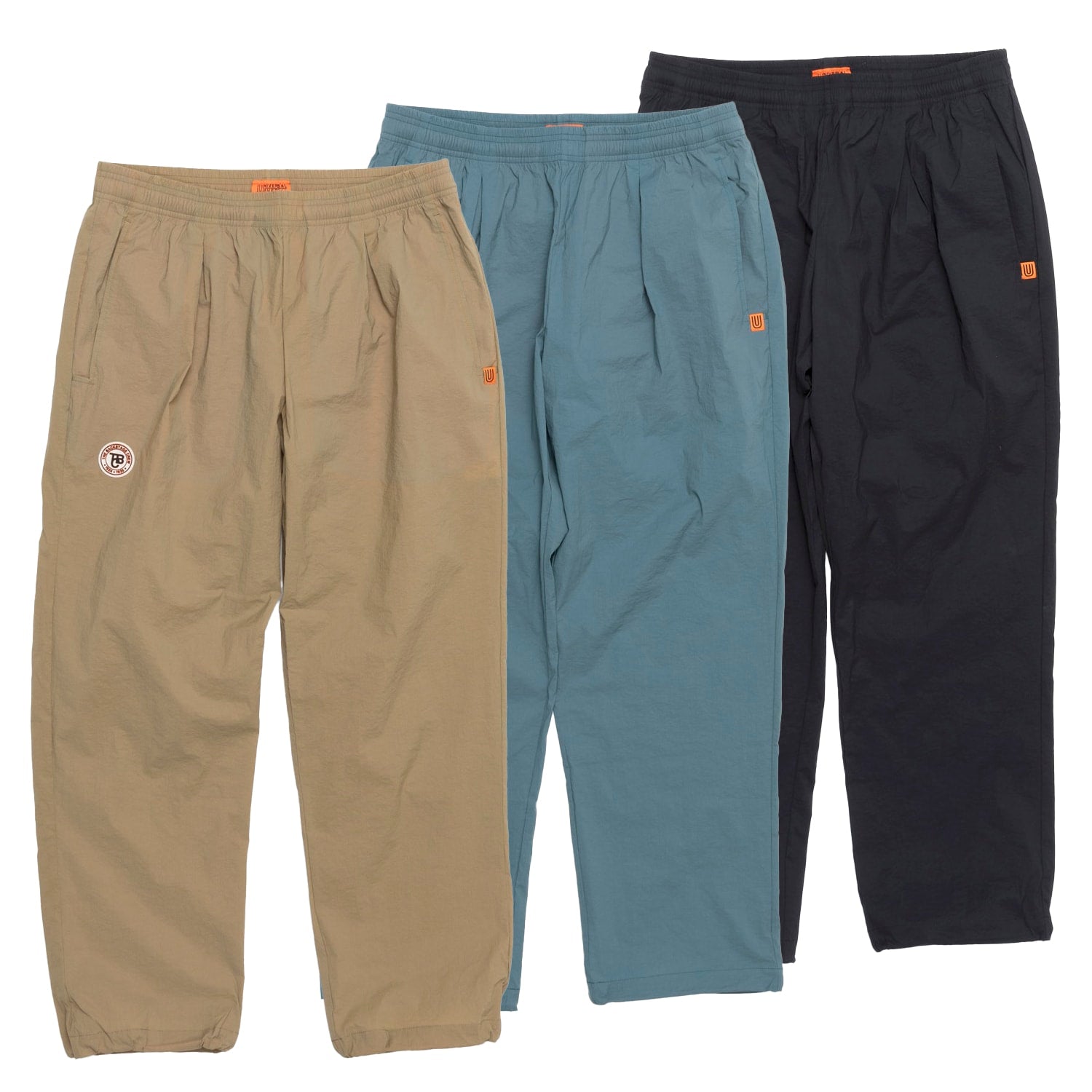 UNIVERSAL OVERALLxATHLETA – TBCパッカブルウインドパンツ