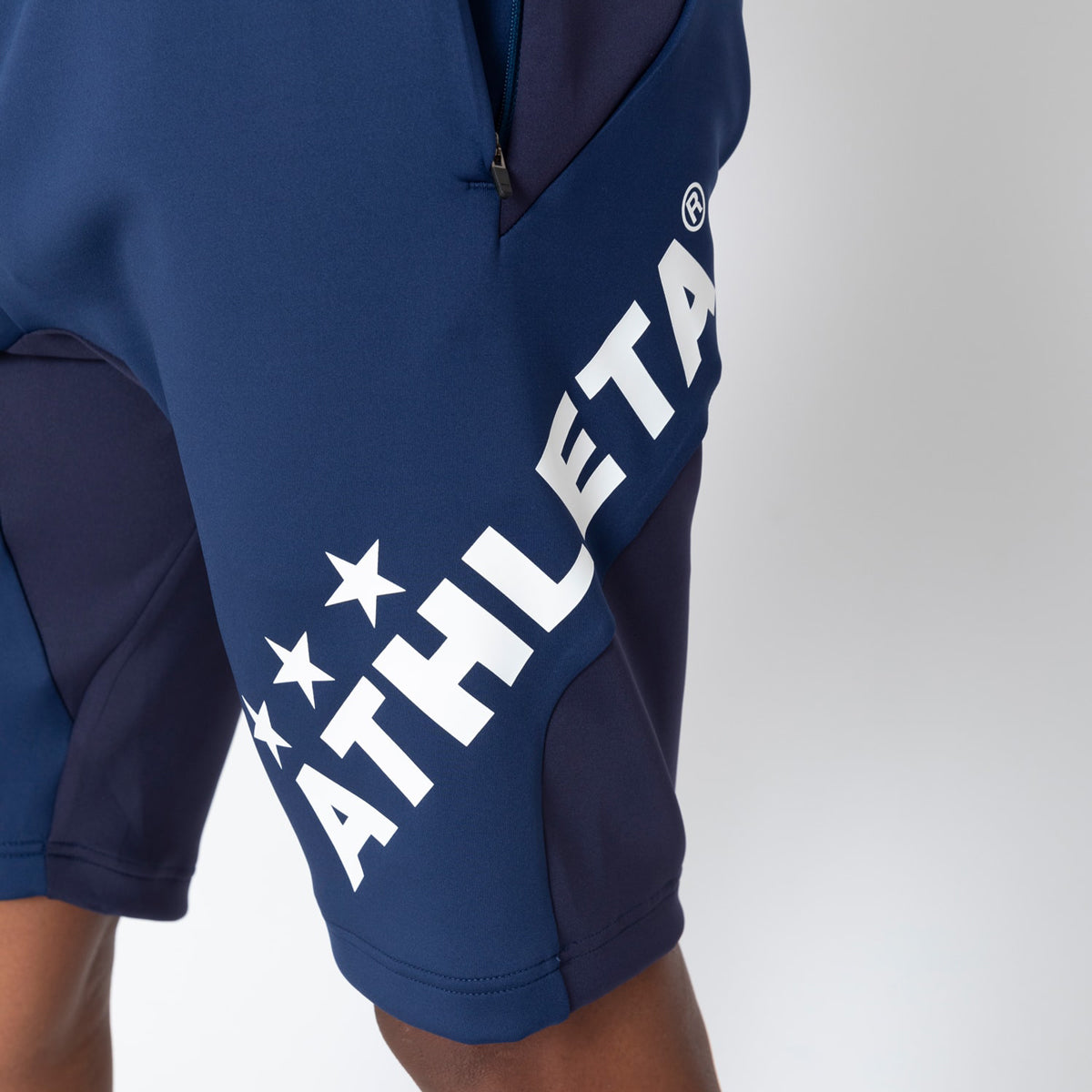 【QuickSeries】チーム対応ジャージジャケット ジャージハーフパンツ 上下セット(パンツ:NAVY)
