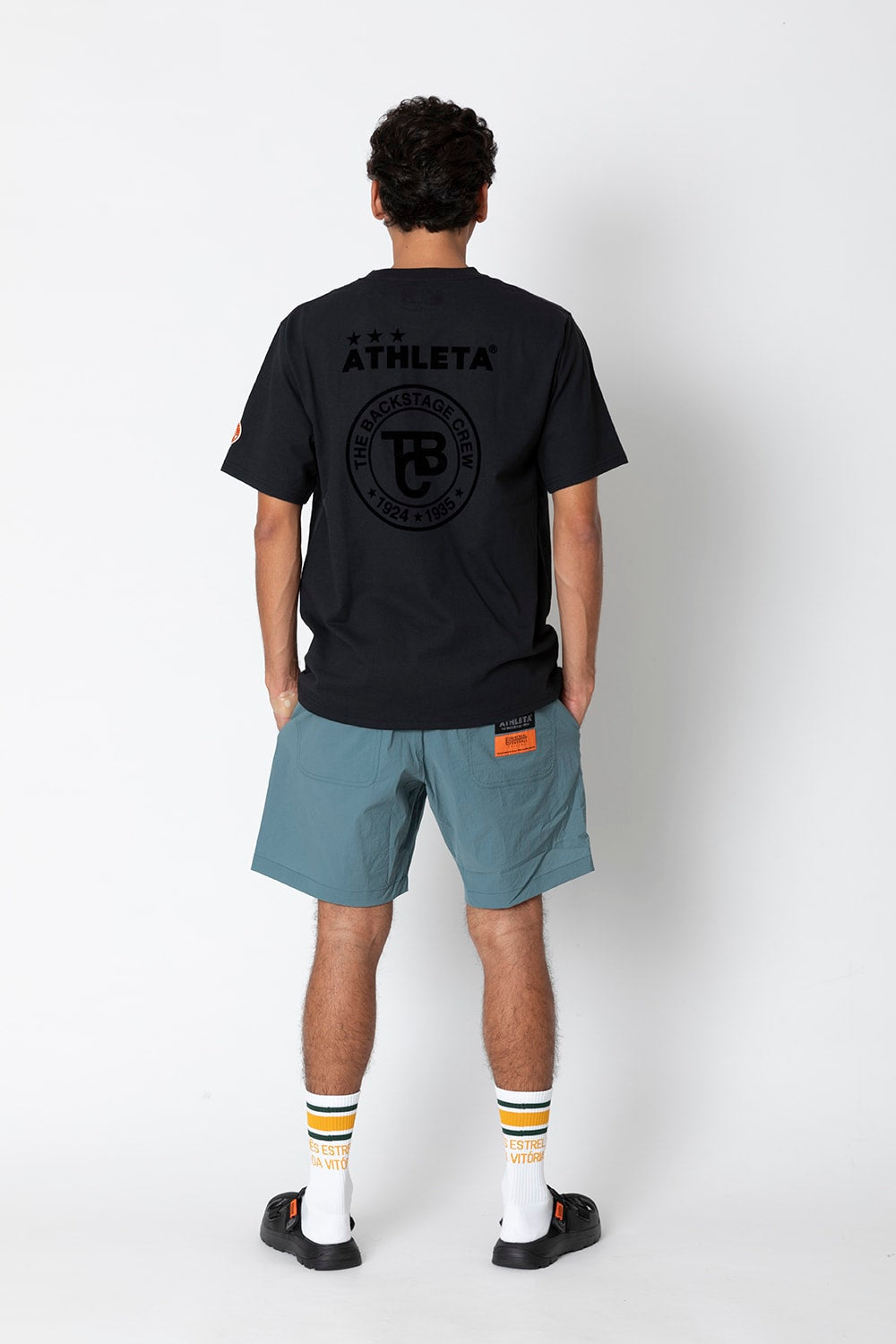 UNIVERSAL OVERALLxATHLETA – TBCブラジルコットンポケットTシャツ