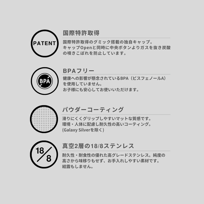 REVOMAX 真空耐熱ボトル【20oz】(シリコンカバー付き)