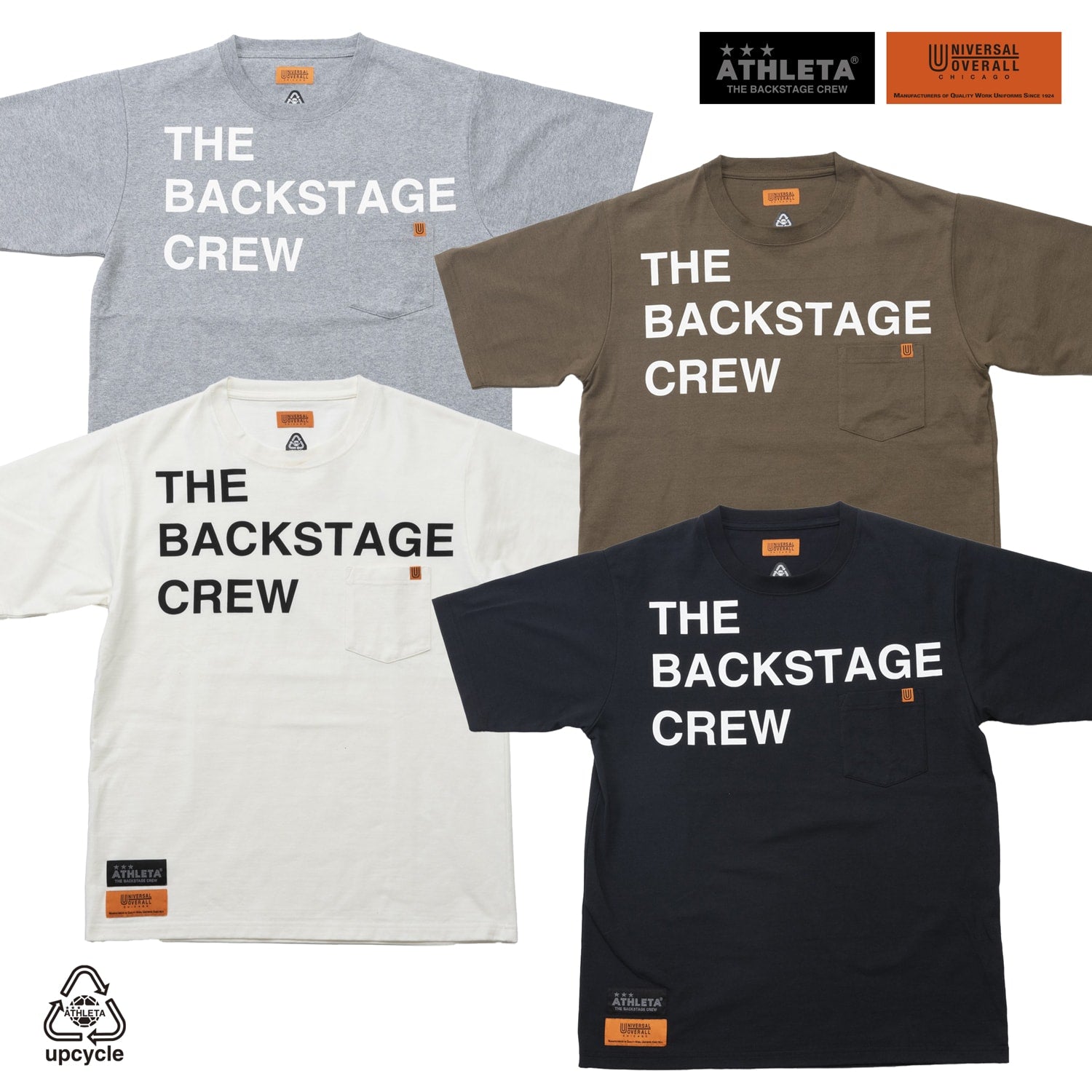 UNIVERSAL OVERALLxATHLETA - POCKET T-SHIRT