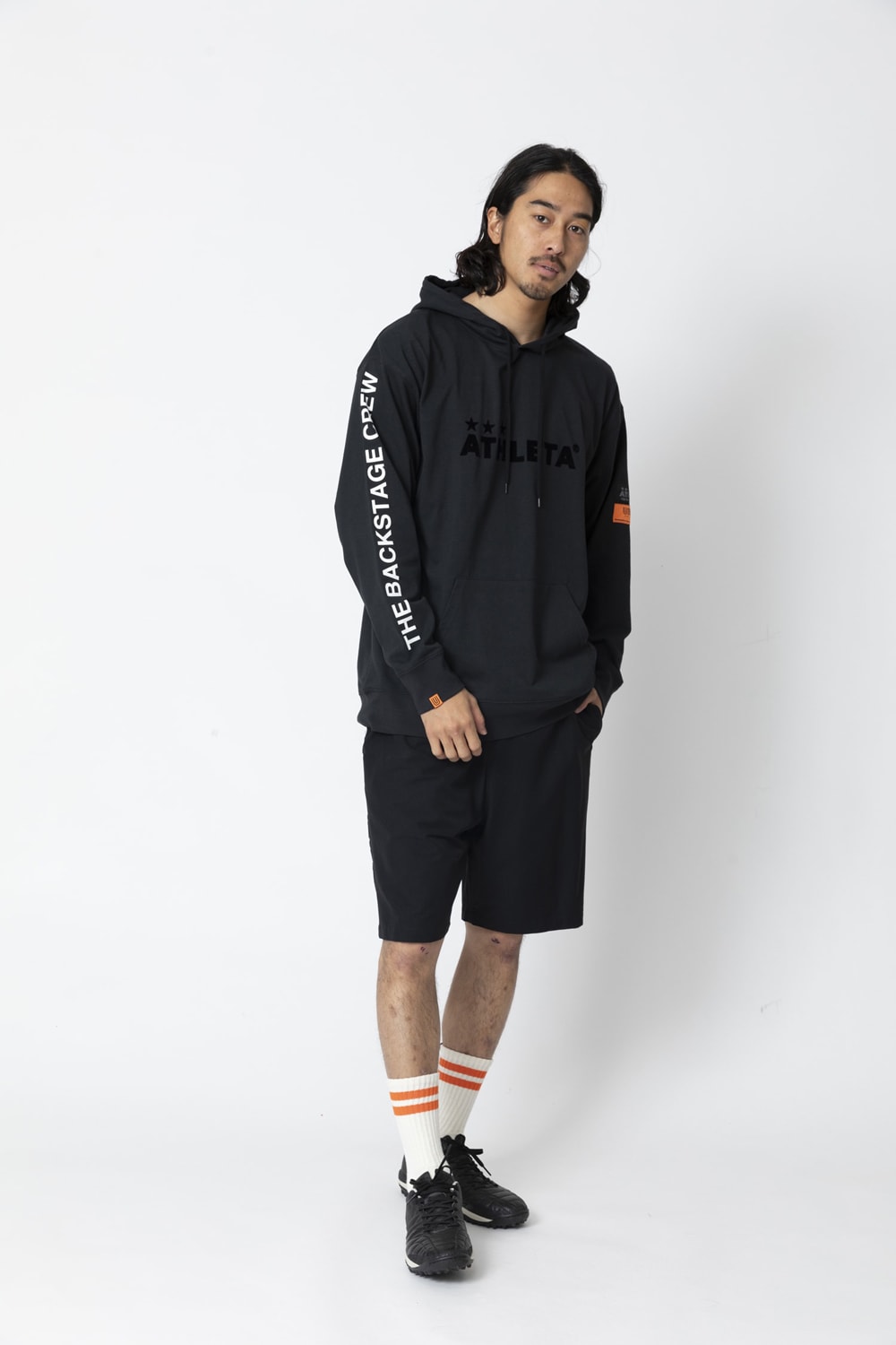 UNIVERSAL OVERALLxATHLETA - PULLOVER HOODIE