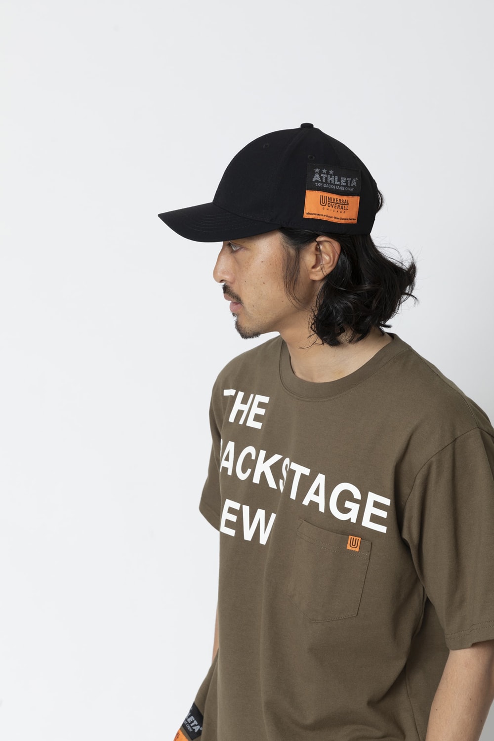 UNIVERSAL OVERALLxATHLETA - POCKET T-SHIRT