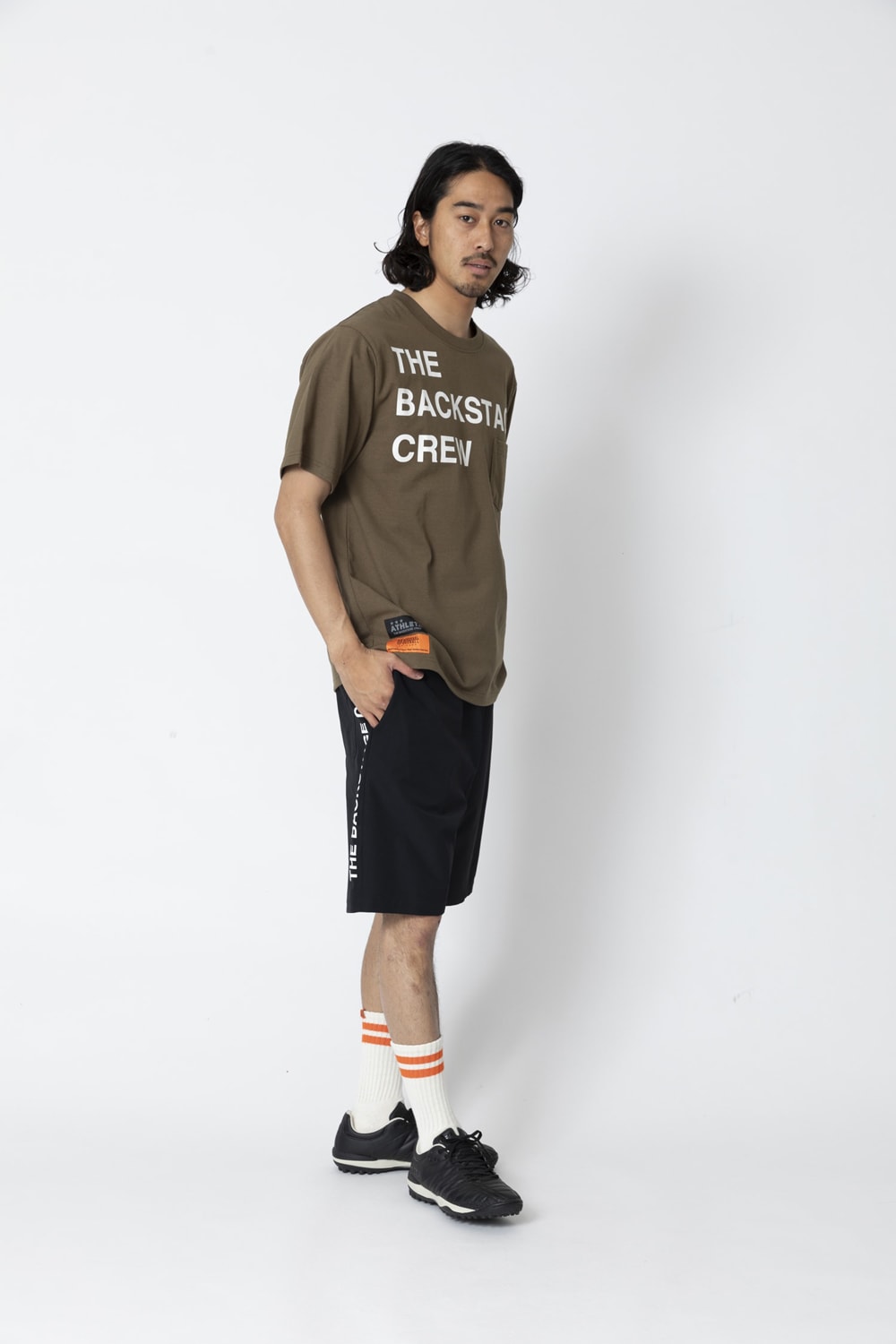 UNIVERSAL OVERALLxATHLETA - POCKET T-SHIRT