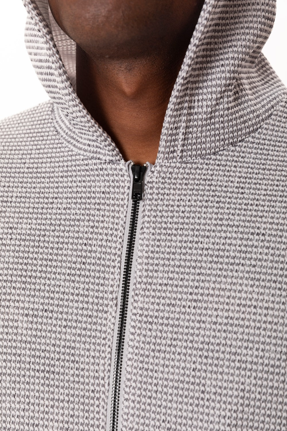 LOW GUAGE TECHNO KNIT JACKET