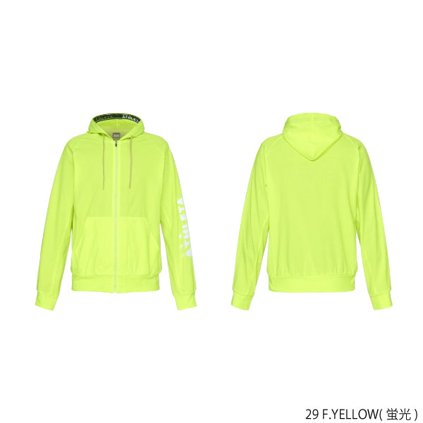 カラー杢スウェットZIPパーカー