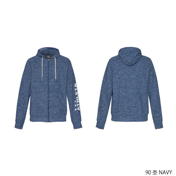 カラー杢スウェットZIPパーカー【Jr】