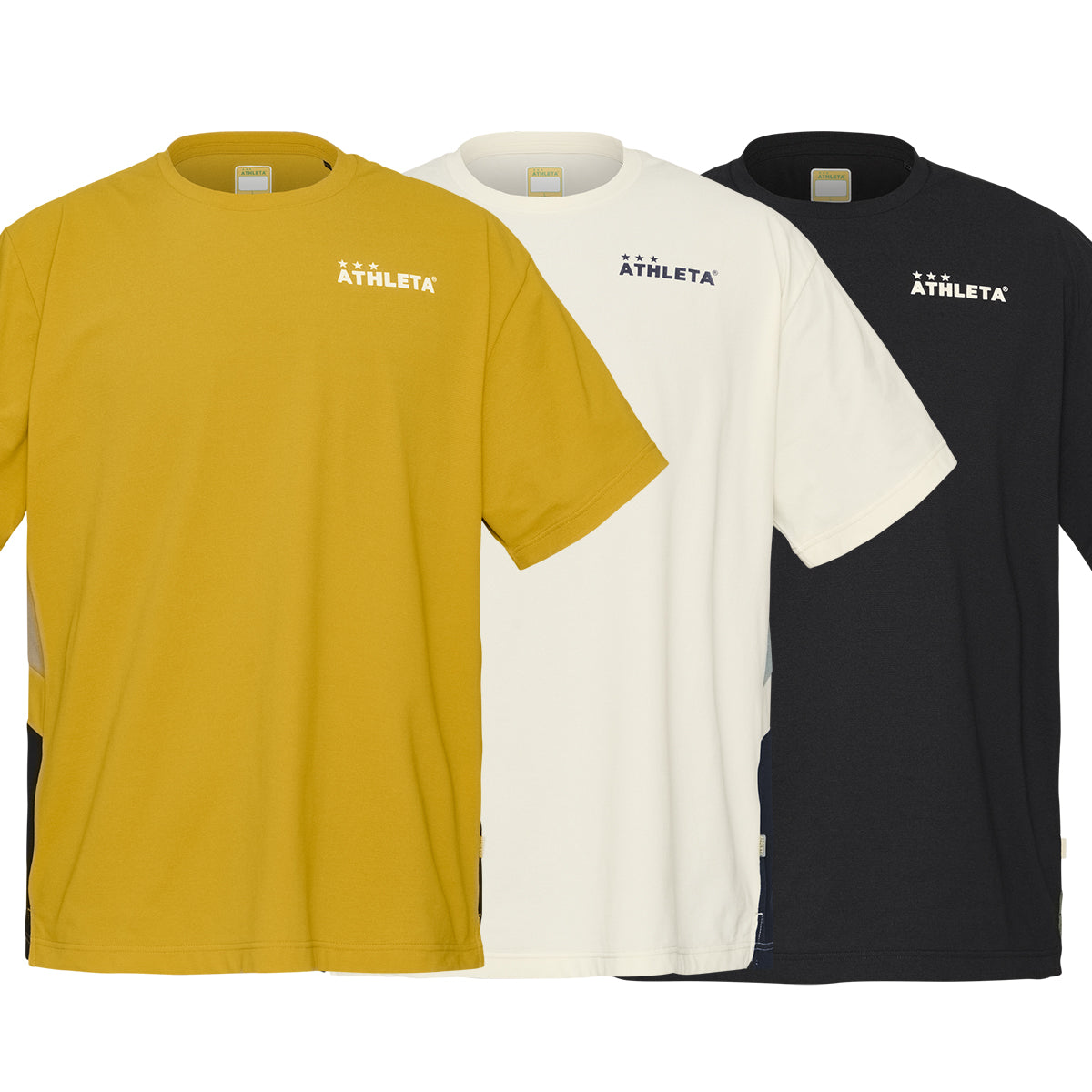 ドライフェザーカラーブロックプラシャツ26s