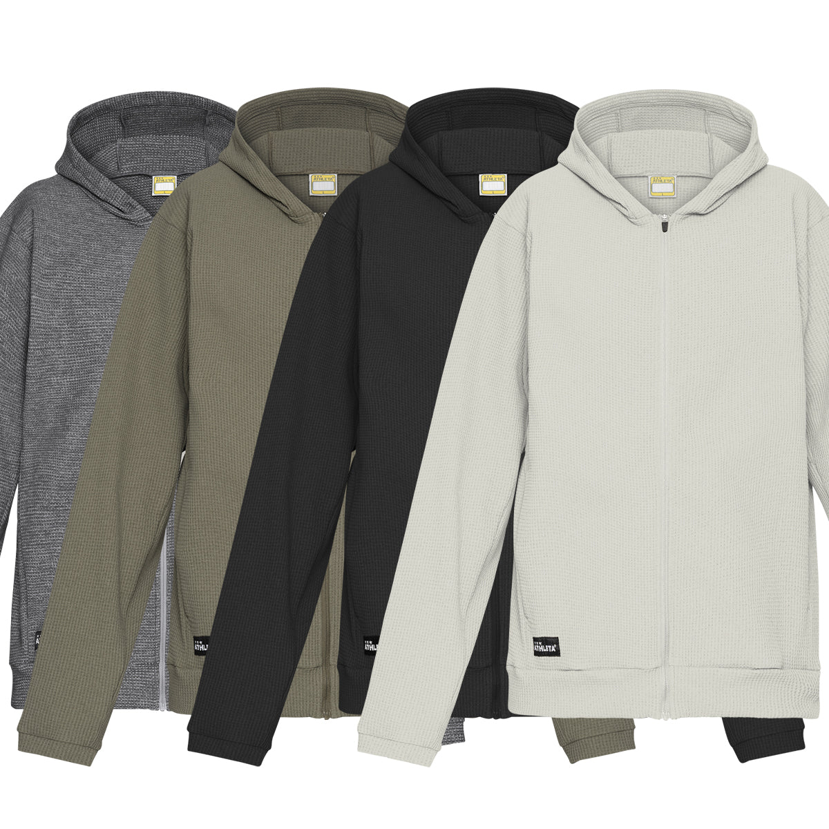 テックワッフルZIPパーカー 26f
