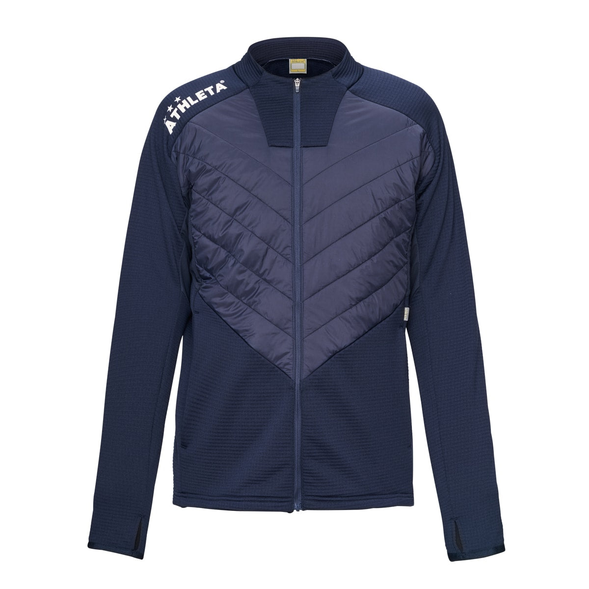 グリッド起毛パディングTRジャケット25f