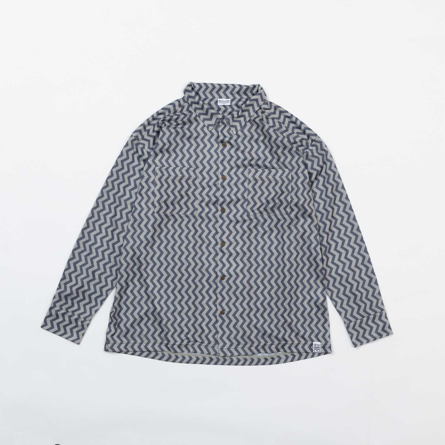 MESH OPEN COLLER SHIRT 26s