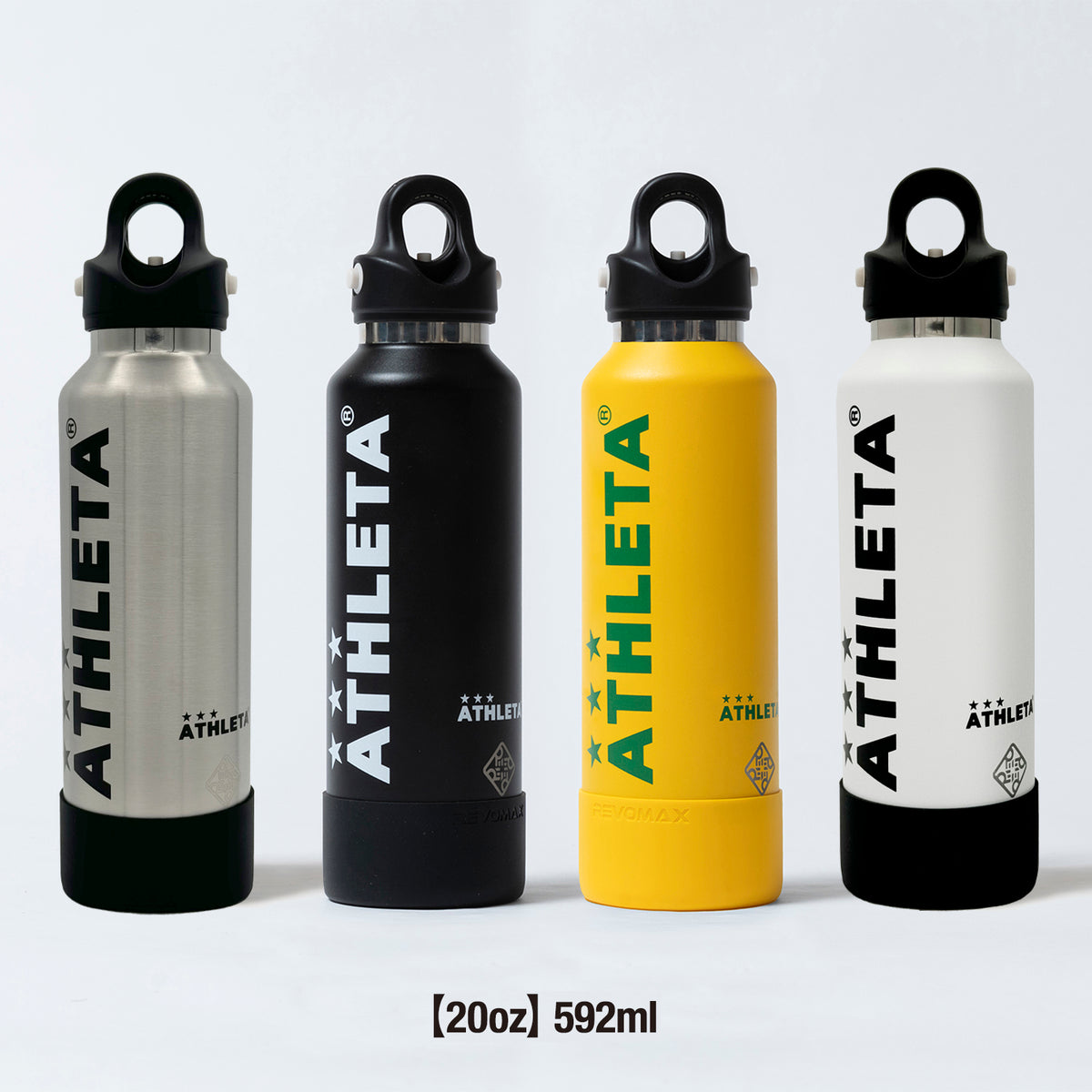 【再入荷】REVOMAX 真空耐熱ボトル【20oz】（シリコンカバー付き）