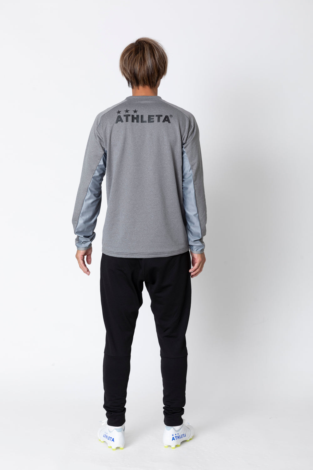 グリッド起毛TRシャツ25f