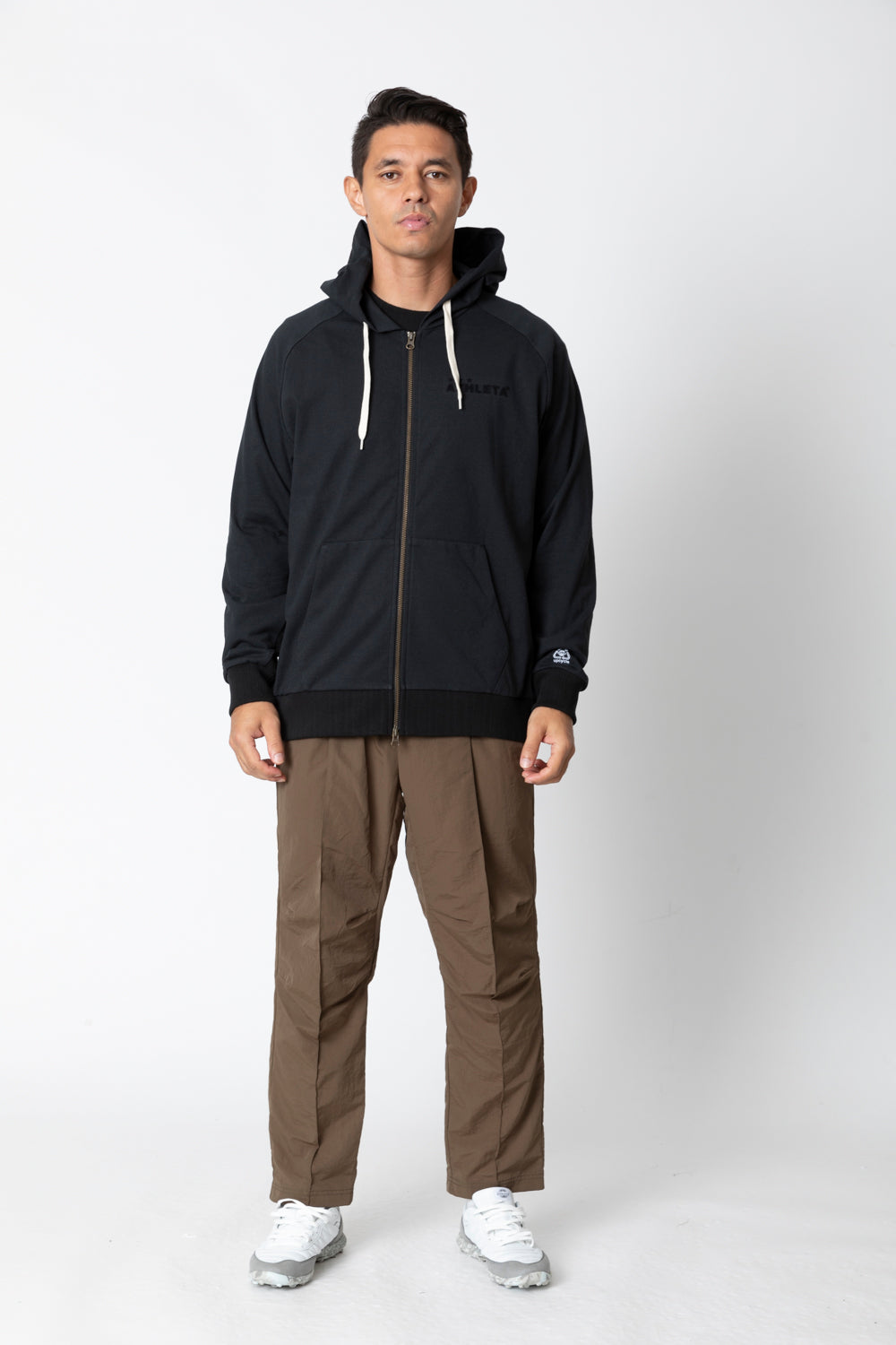 KEIJU着用 ブラック Sサイズ サマースウェット c.p A'GEM/9 × .kom『VARZAR/バザール』MONOGRAM BLACK BIG LOGO