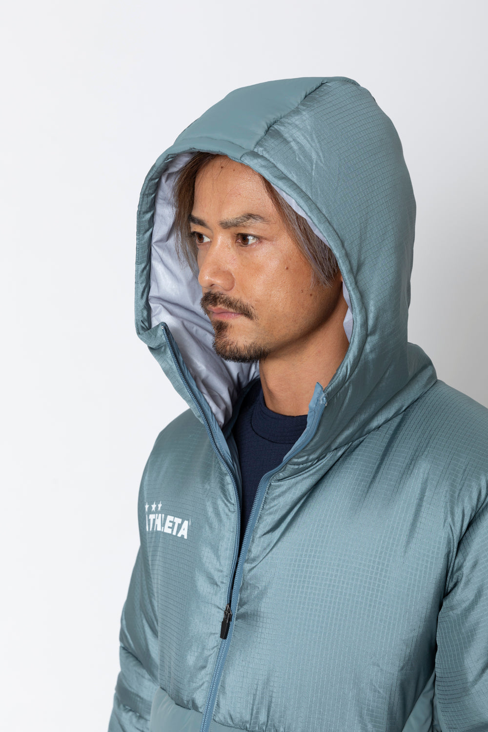 ATHLETA ベンチコート Lサイズ グレー ベンチコート25f