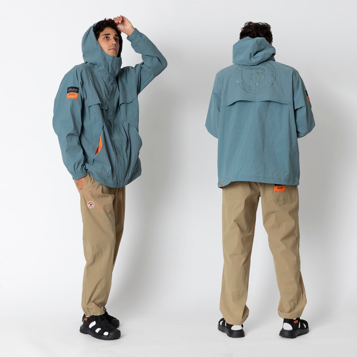 UNIVERSAL OVERALLｘATHLETA – TBCウインドZIPパーカー
