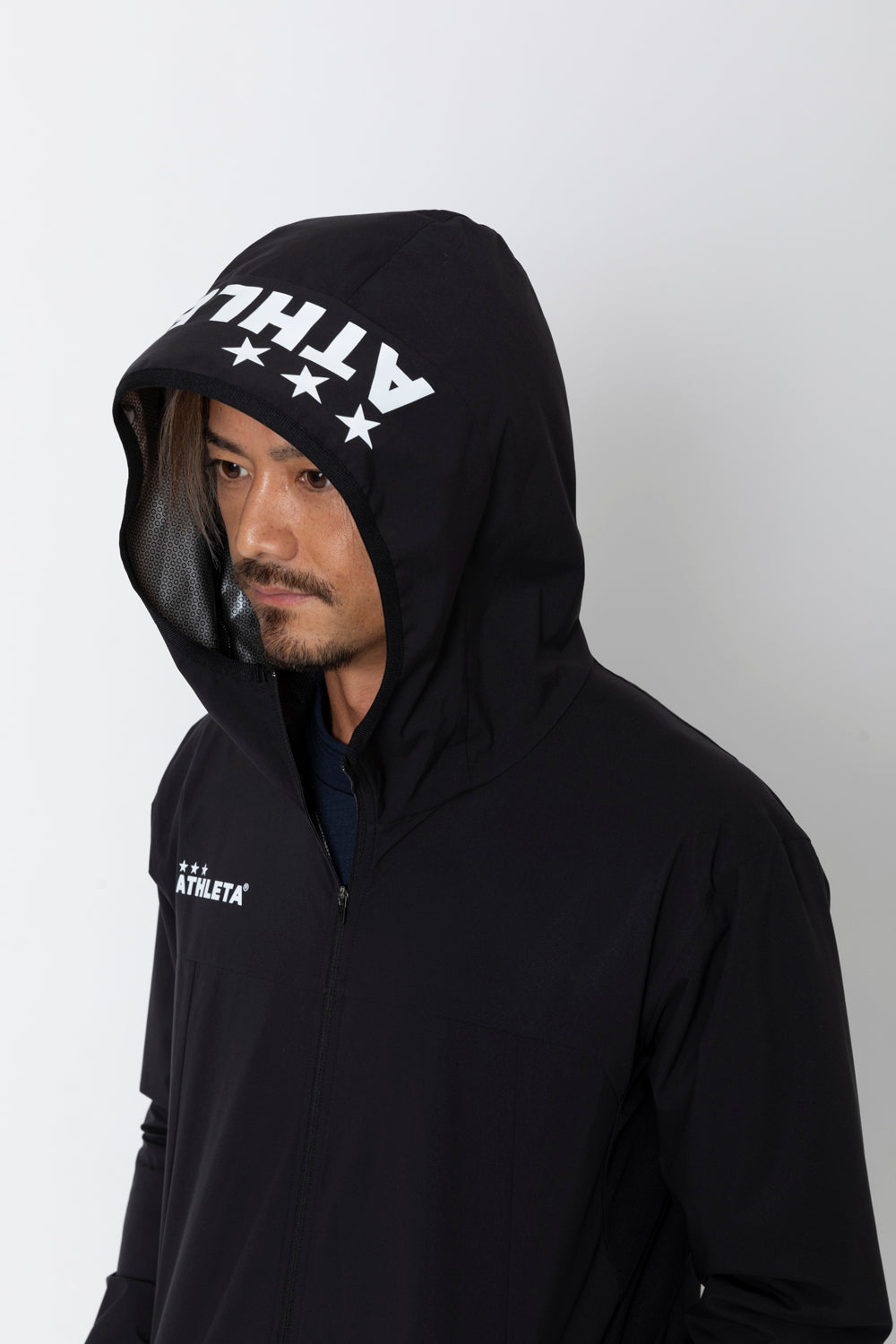 【160】ATHLETA アスレタ ダウンジャケット カモフラ ブラック 黒 04167J_6104d0b3-24c7-4b13-9a62