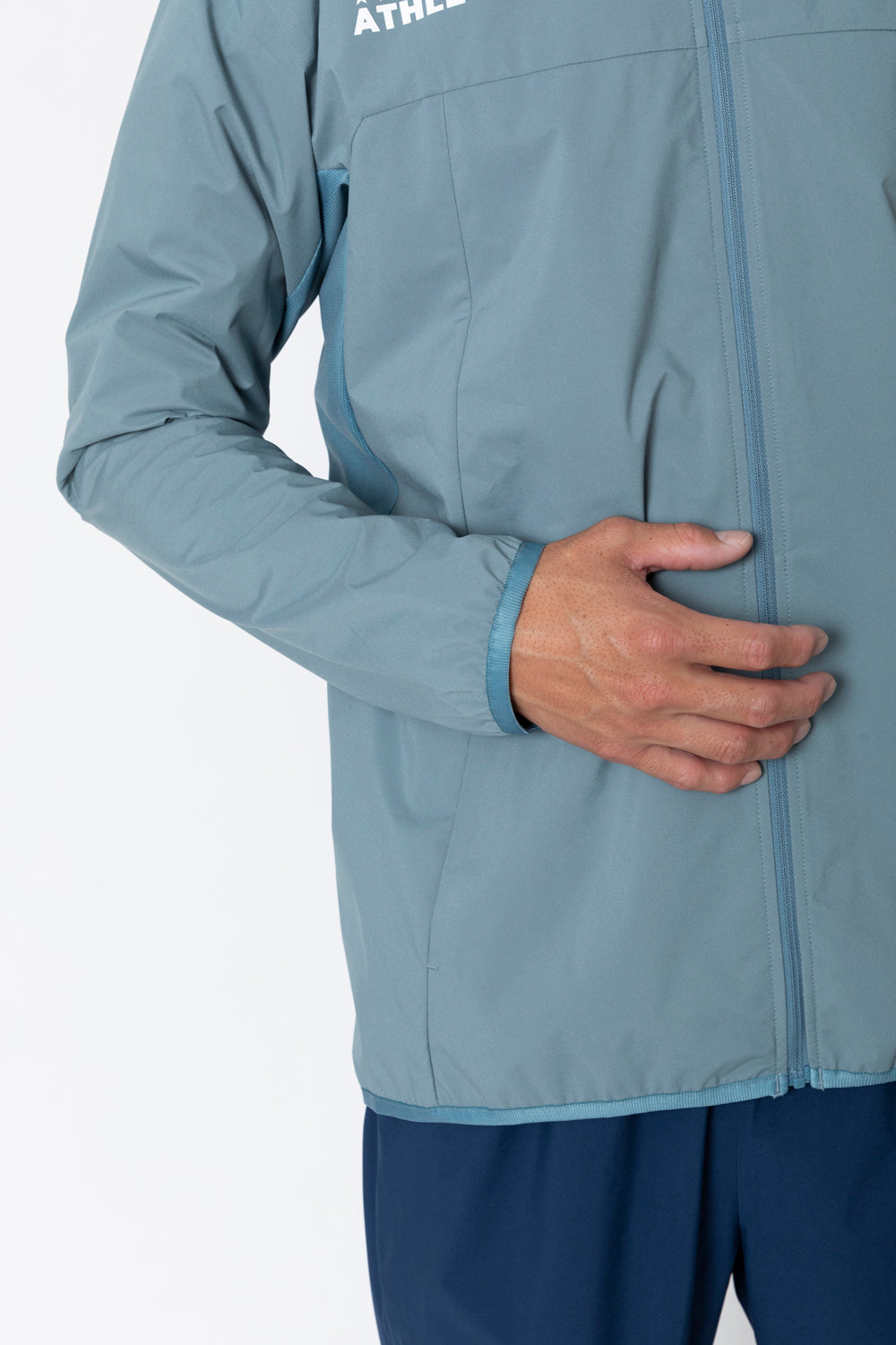 【未使用美品】ATHLETA ウィンドブレーカー 青 美品❣️ATHLETA アスレタ ウィンドブレーカー Sサイズ