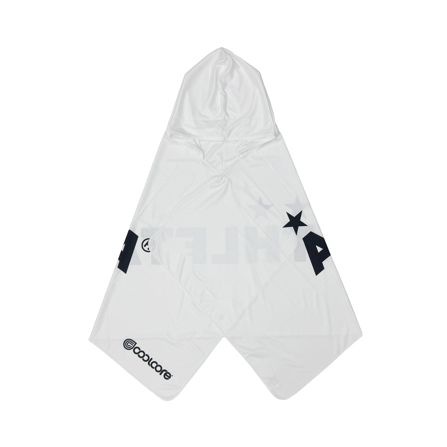 ATHLETA 冷感ポンチョ　限定　完売品　ホワイト ATHLETA（アスレタ） ATHLETA FCA 冷感ポンチョ サッカー アパレル ウェア