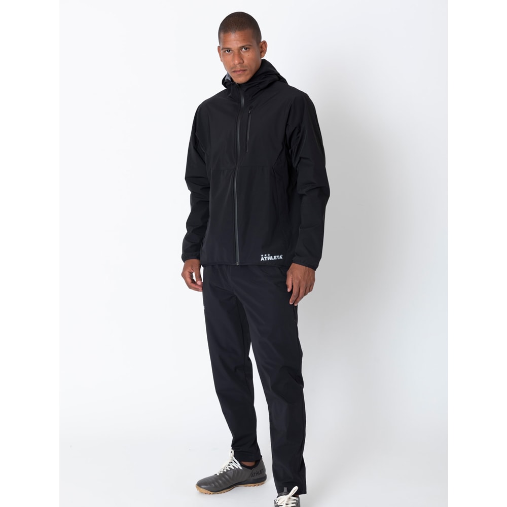 ATHLETA アスレタ O-Rei 甘辛く プルーフパーカー REI-1145 BLK フットサル トレーニングジャケット